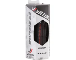 Vittoria Corsa Competition Road Tire (Black) (700c) (32mm) (Folding) (Graphene 2.0)