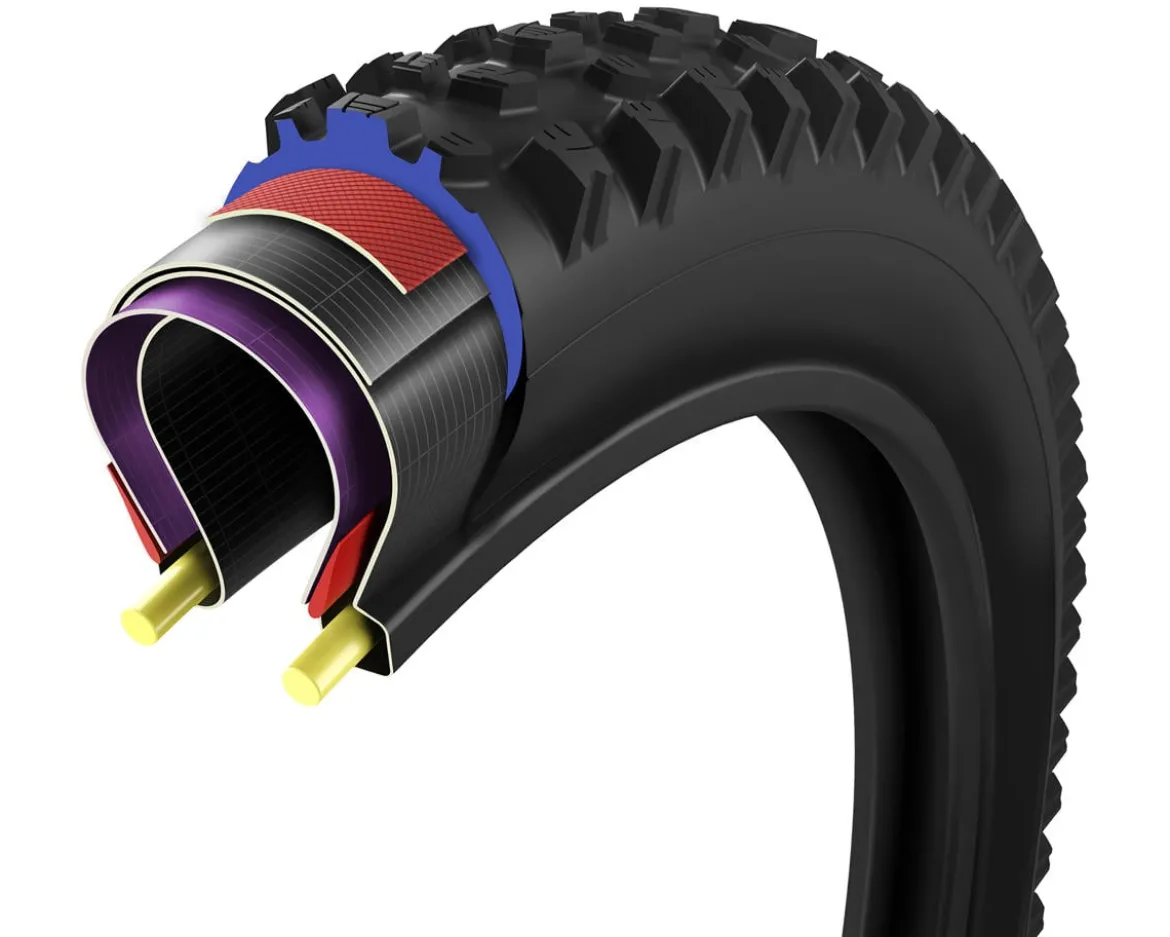 Vittoria Mostro Enduro Race Tubeless Mountain Tire (Black) (29") (2.4") (Graphene+Silica/Multi-Layer Race)