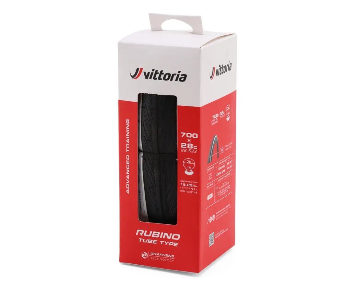 Vittoria Rubino V G2.0 Tire (White) (700c) (28mm) (Tube-Type) (Graphene + Silica)