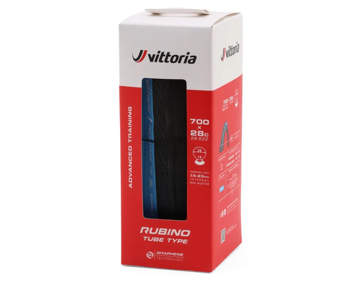 Vittoria Rubino V G2.0 Tire (Blue) (700c) (28mm) (Tube-Type) (Graphene + Silica)