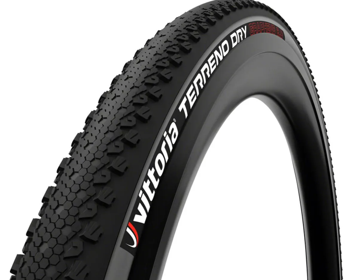 Vittoria Terreno Dry Tubeless Gravel Tire (Anthracite) (700c) (45mm) (Graphene 2.0/Endurance)
