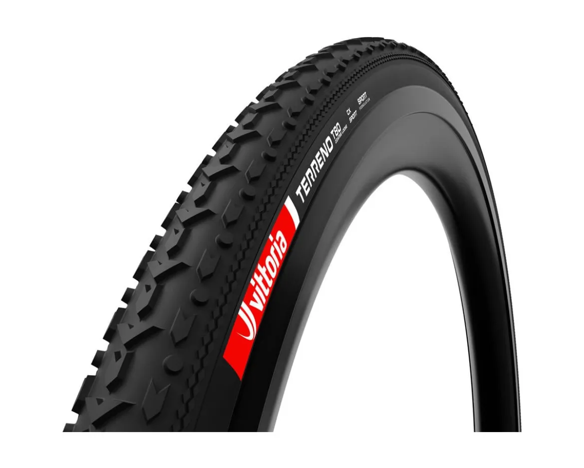 Vittoria Terreno T80 Course Loose Cyclocross Sport Tire (Black) (Tube-Type) (700c) (33mm) (Folding)