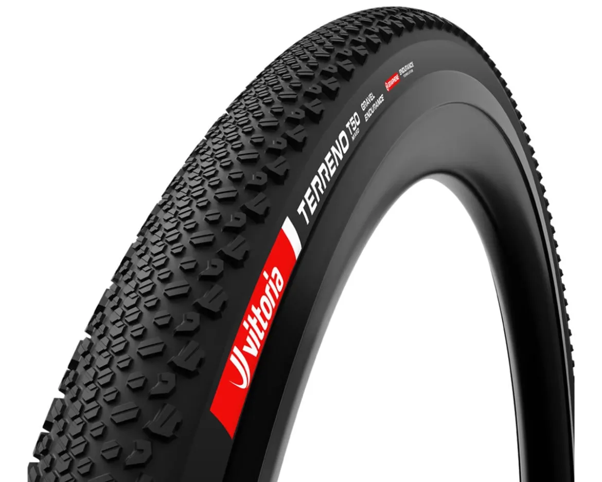 Vittoria Terreno T50 Mixed Gravel Endurance Tire (700c) (40mm) (Black)
