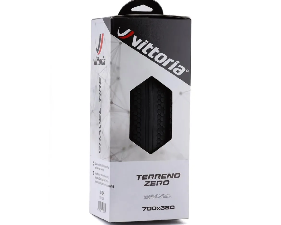 Vittoria Terreno Zero Gravel Tire (Black) (700c) (38mm) (Folding) (2C/Adventure) (Tube-Type)