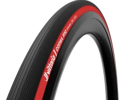 Vittoria Corsa PRO Limited Edition Tubeless Road Tire (Black/Red) (700c) (28mm) (Cotton-Tech/Race Formulation)