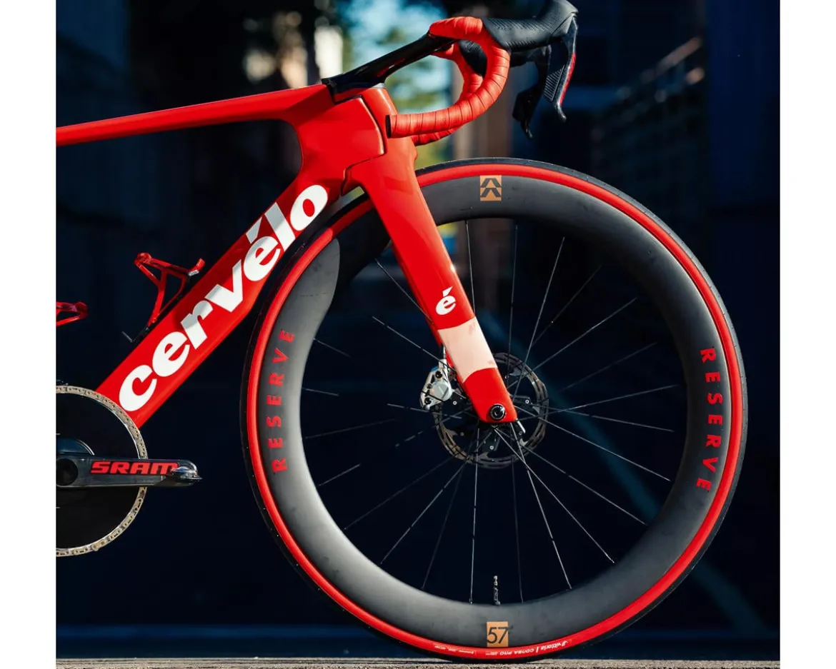 Vittoria Corsa PRO Limited Edition Tubeless Road Tire (Black/Red) (700c) (28mm) (Cotton-Tech/Race Formulation)