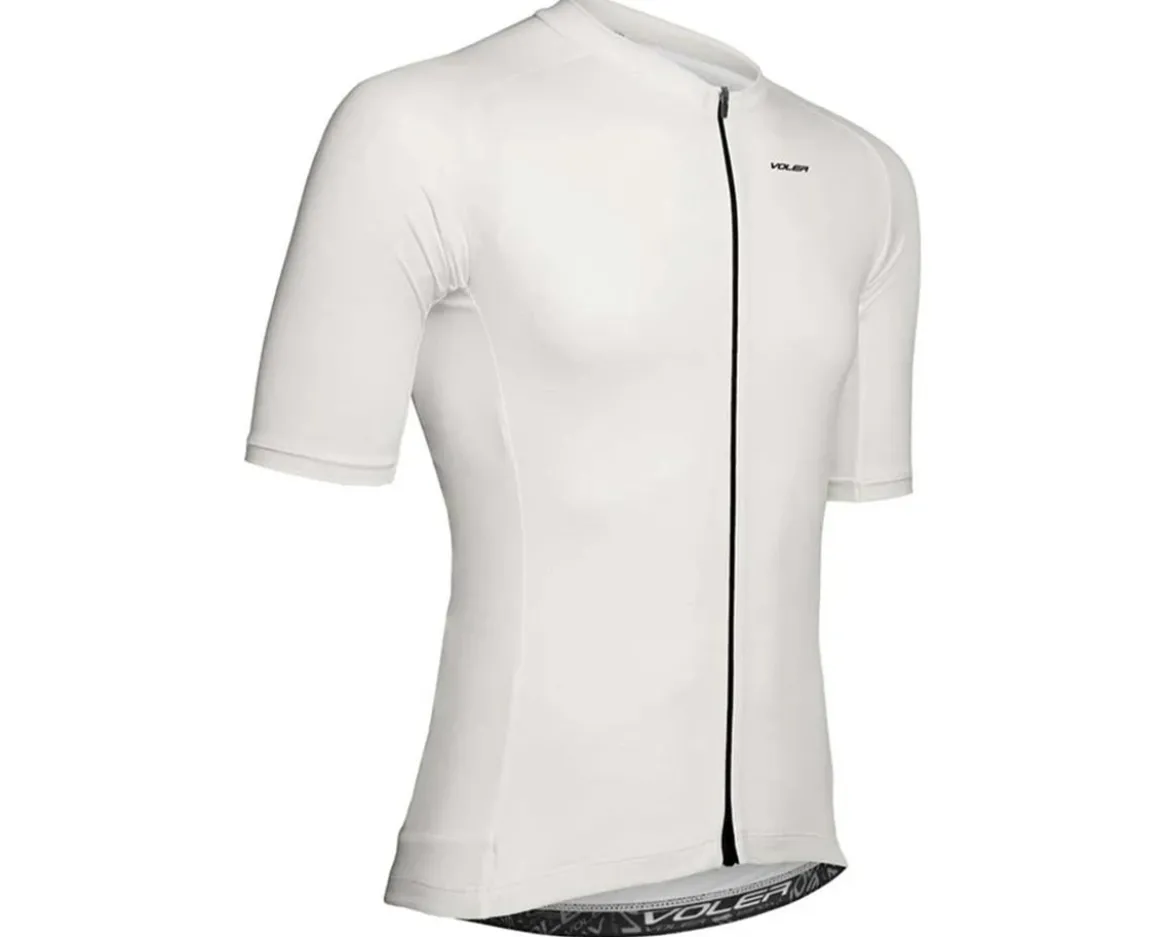 Voler M. Velocity Air Solid Short Sleeve Jersey (Salt) (XL)