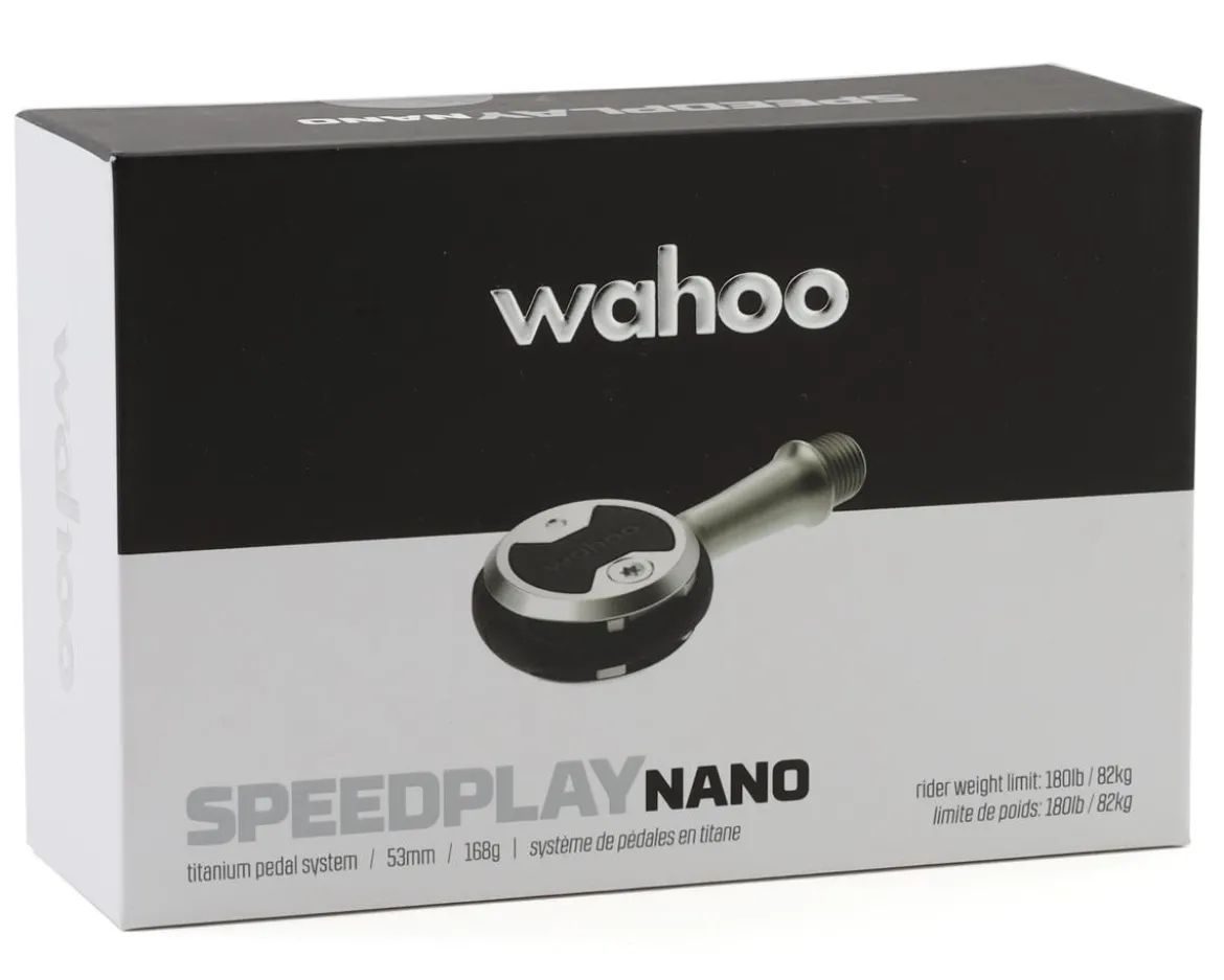 Wahoo Fitness Speedplay Nano Titanium Road Pedals (Black)