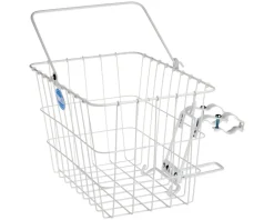 Wald 3114 Front Quick Release Basket w/ Bolt-On Mount (White)