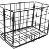 Wald 582 Side-Mount Folding Rear Basket (Black)