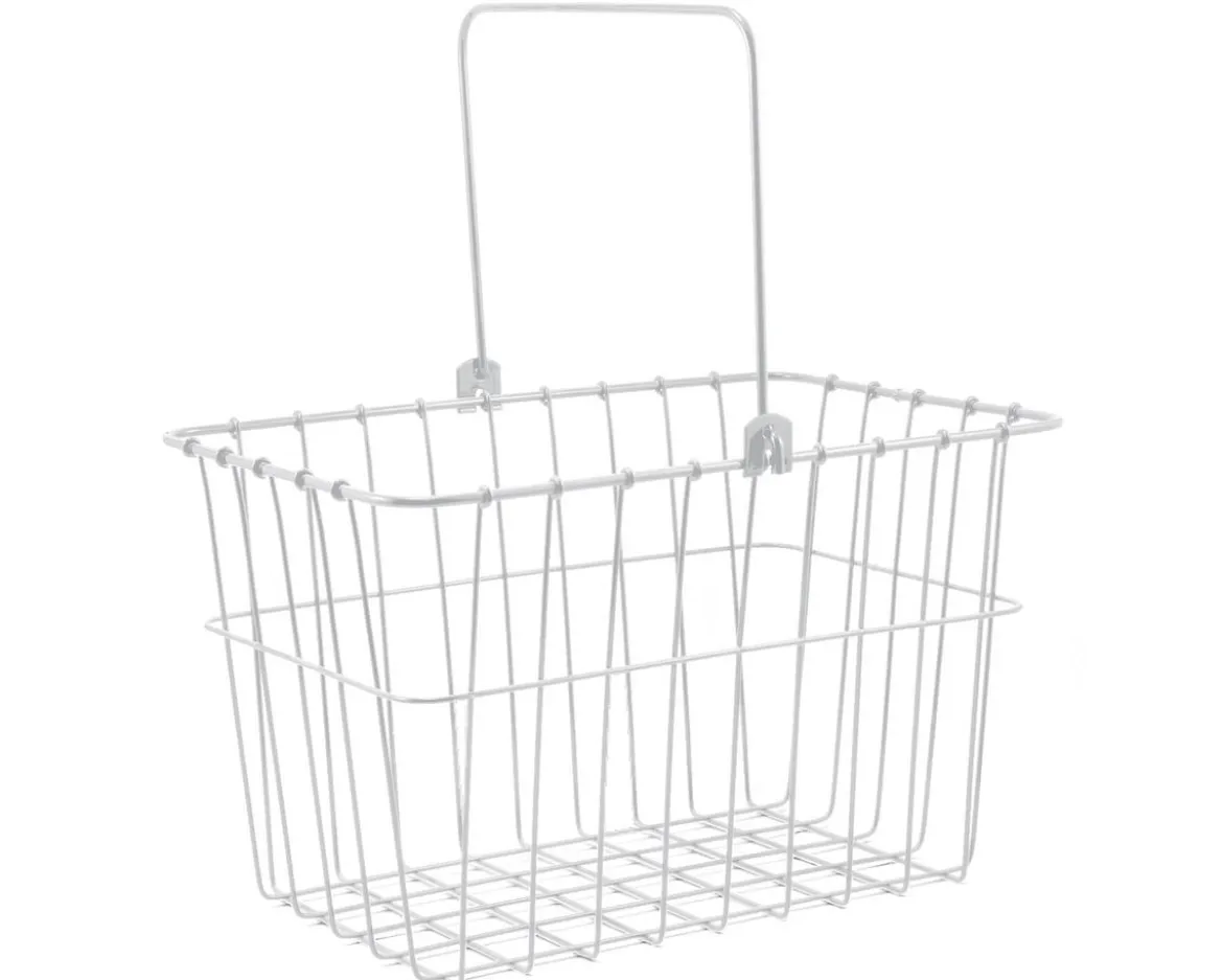 Wald 133 Standard Lift-Off Front Bike Basket (White)