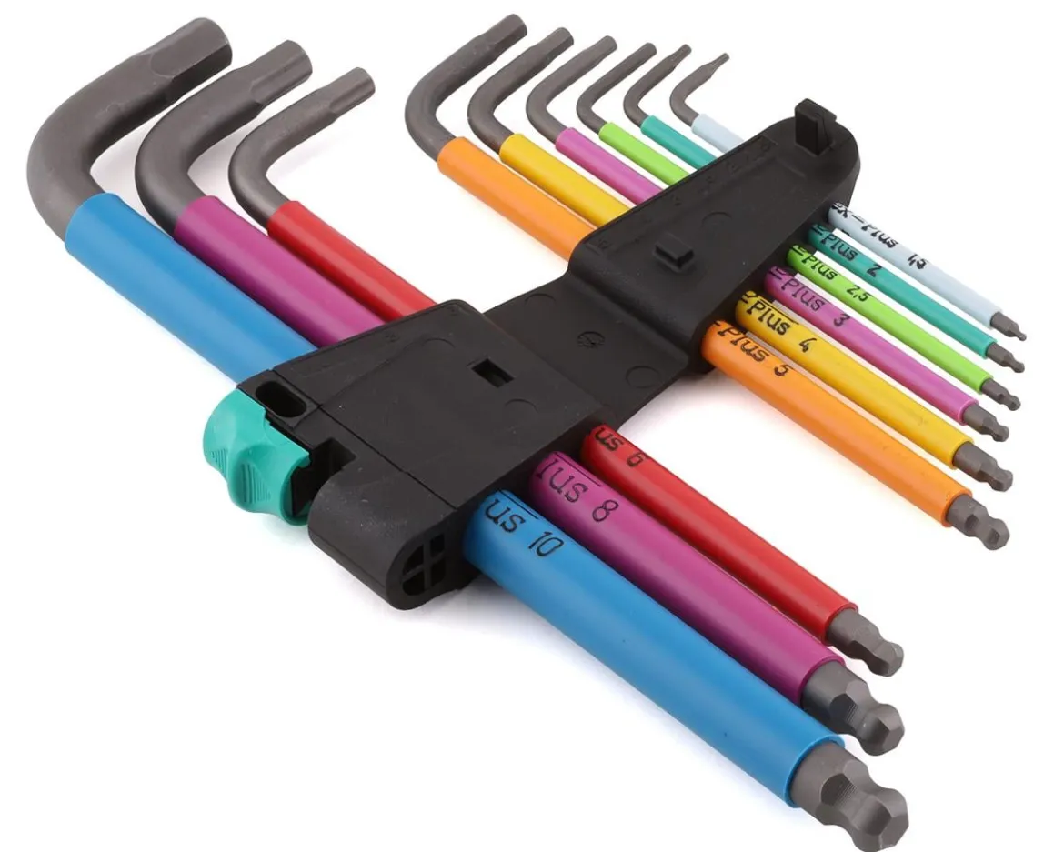Wera 950/9 Hex-Plus Multicolor L-Key Wrench Set (Metric)
