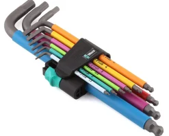 Wera 950/9 Hex-Plus Multicolor L-Key Wrench Set (Metric)