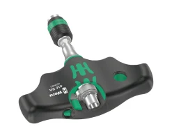 Wera 416 RA T-Handle Screwdriver (Ratchet Function) (Rapidaptor Quick-Release Chuck)