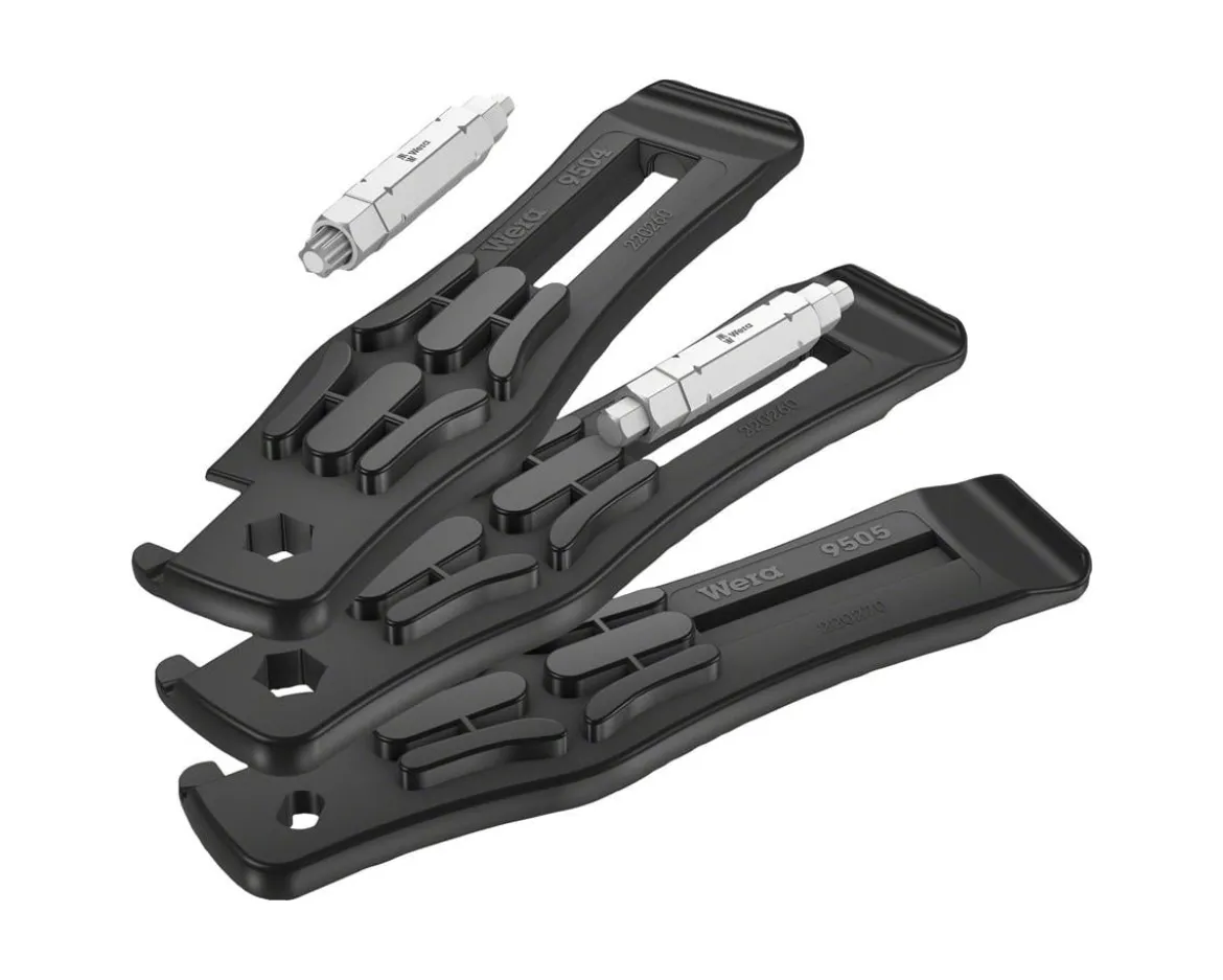 Wera Bicycle Set 15 Multi-Tool (Tire Levers, Hex, T25 Valve Core Tool)