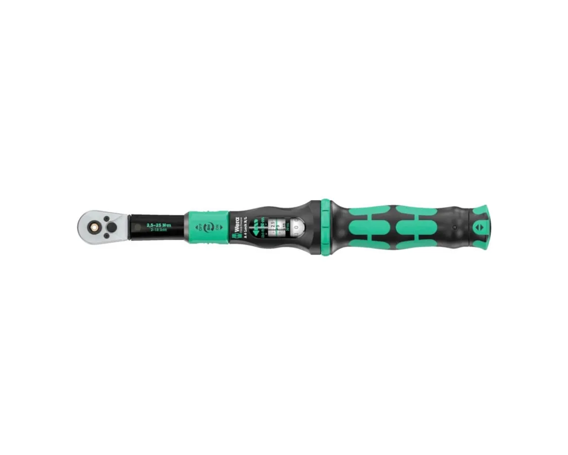 Wera Click Torque Lock A 6 R/L Torque Wrench (2.5-25 Nm)