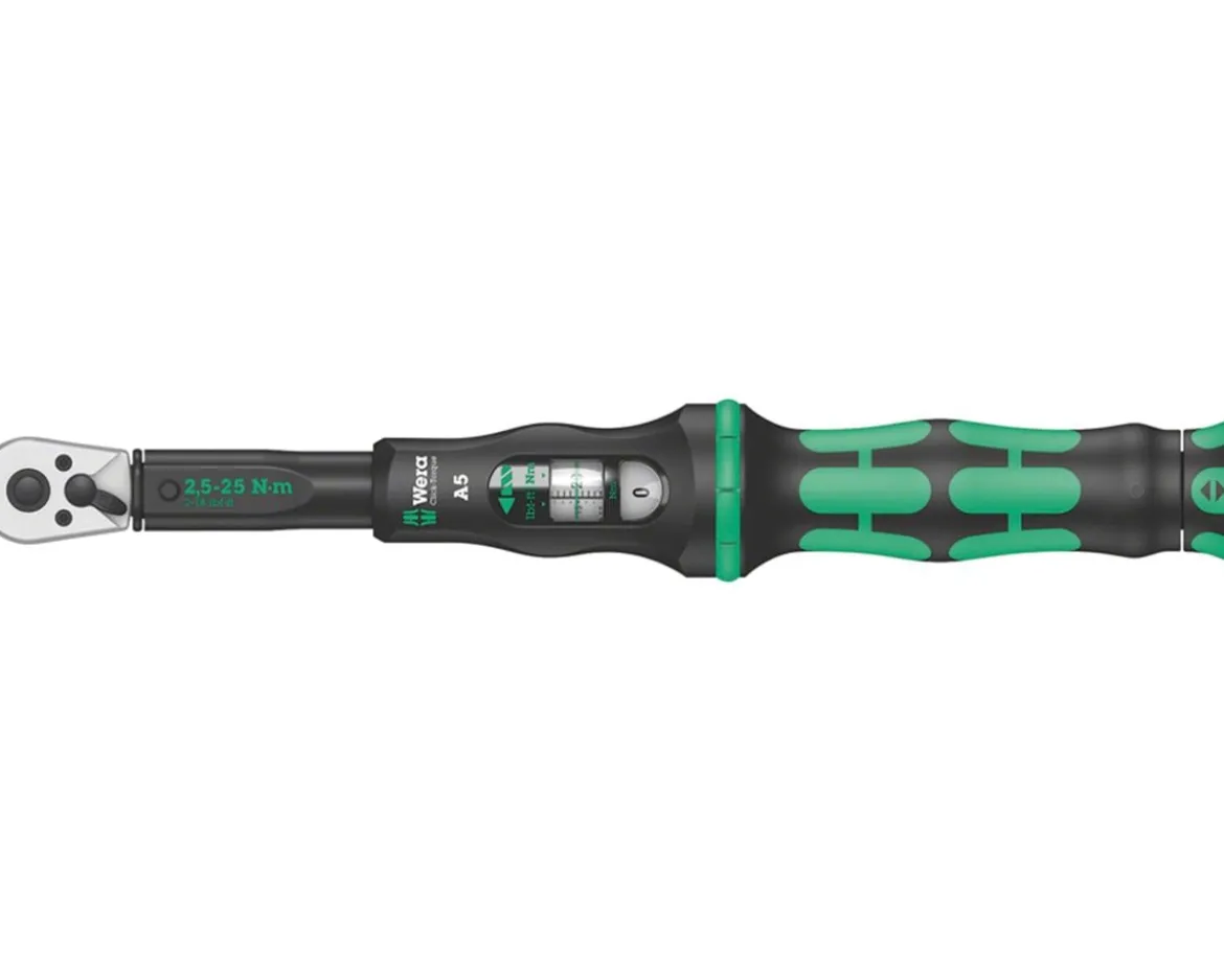 Wera Click-Torque A 5 Torque Wrench (1/4") (w/ Reversible Ratchet)