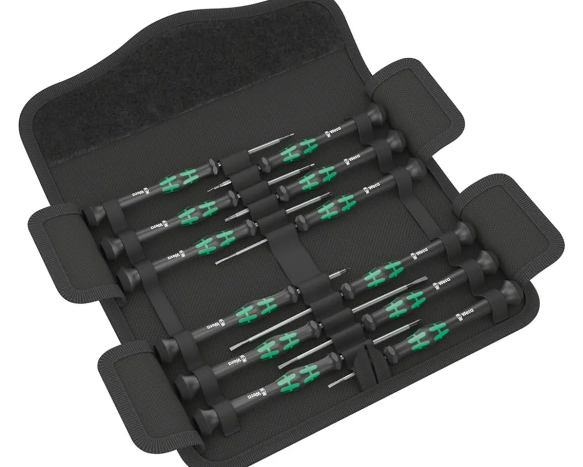 Wera Kraftform Micro 12 Universal 1 Screwdriver Set (12 Piece)
