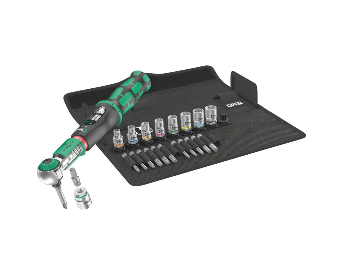 Wera Safe-Torque A 2 Torque Wrench Set 1 (1/4" Hexagonal) (2-12 Nm) (23 Pieces)