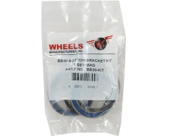 Wheels Manufacturing ABEC-3 Bottom Bracket Bearing & Clip Kit (BB30) (30mm Spindle)