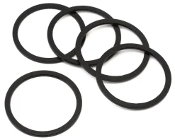 Wheels Manufacturing Aluminum Headset Spacer (Black) (1-1/8'') (1.5mm) (5 Pack)