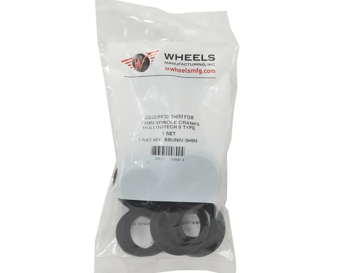 Wheels Manufacturing BB30/PF30 Universal Adapter for Shimano Cranks (24mm Spindle)