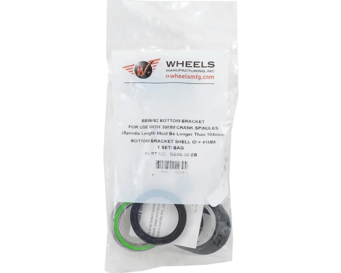 Wheels Manufacturing Bottom Bracket (Silver) (BB86/92) (104mm+) (30mm/386EVO Spindle)