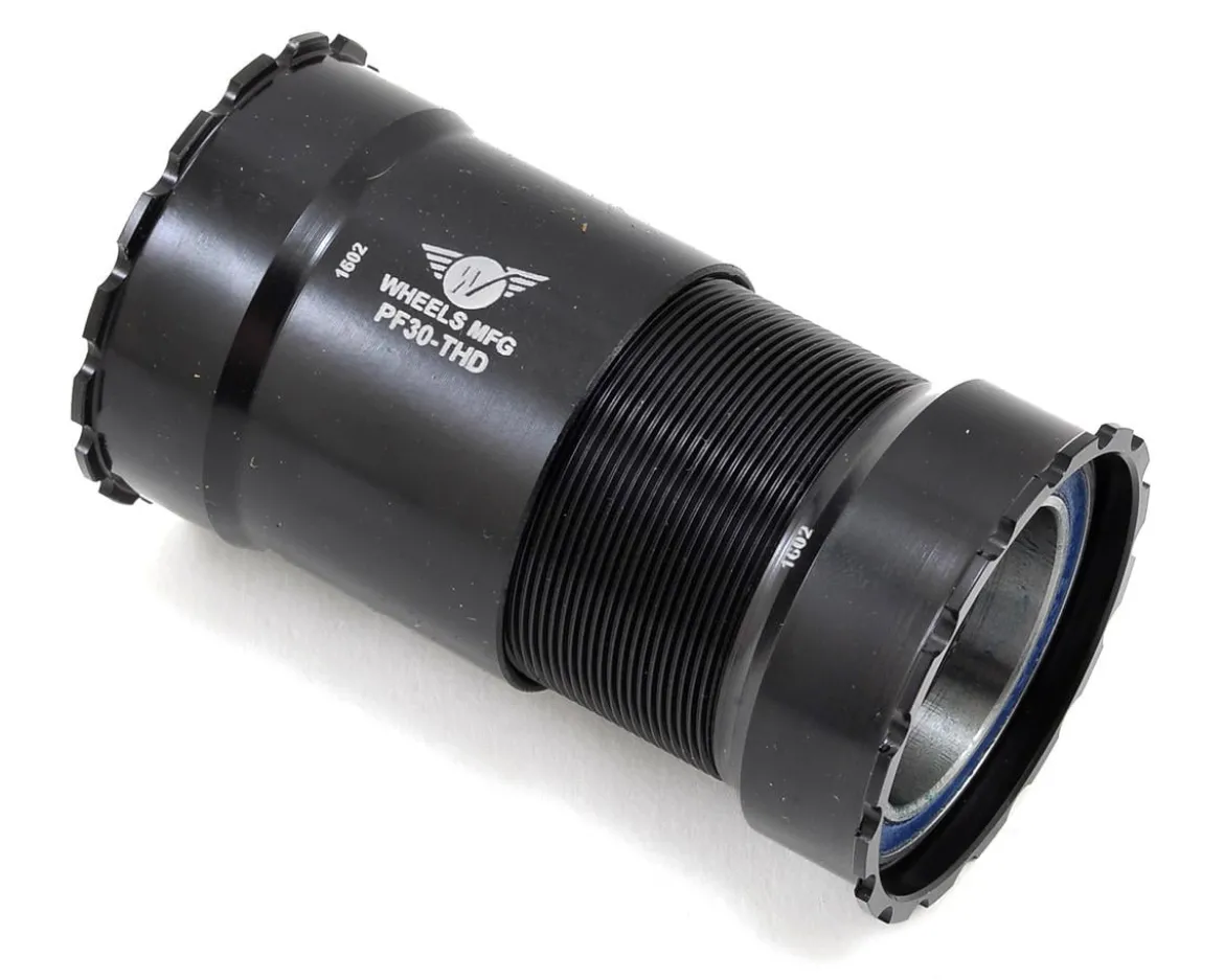 Wheels Manufacturing Bottom Bracket (Black) (PF30) (30mm Spindle)
