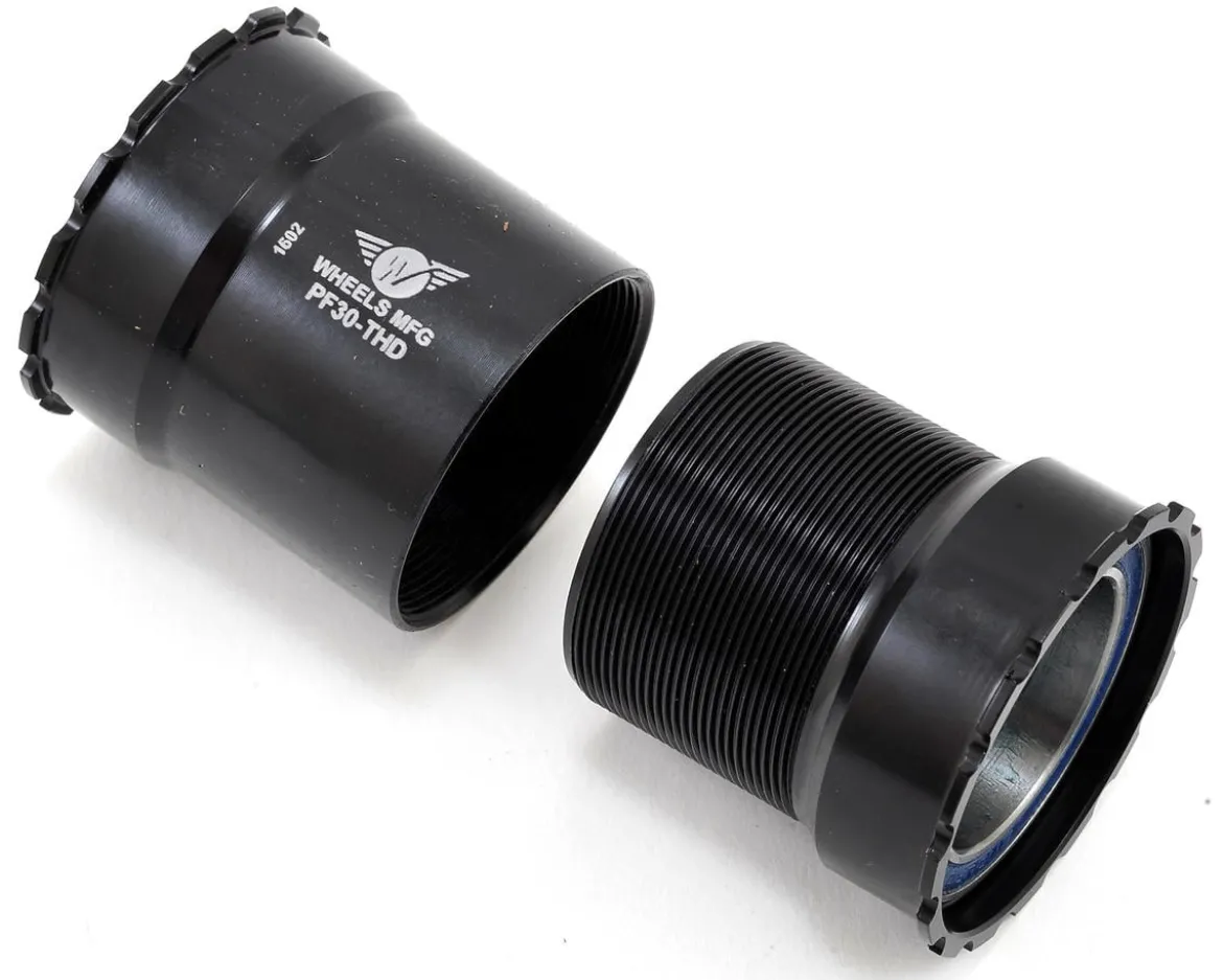 Wheels Manufacturing Bottom Bracket (Black) (PF30) (30mm Spindle)