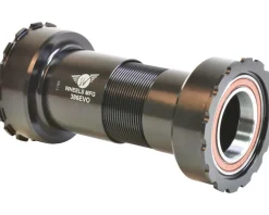 Wheels Manufacturing 24mm Bottom Bracket (Black) (BB386 EVO) (Angular Contact Bearings)