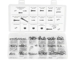 Wheels Manufacturing 4,5,6mm Fastener Kit - 218 Pieces of Stainless Steel Bolts,
