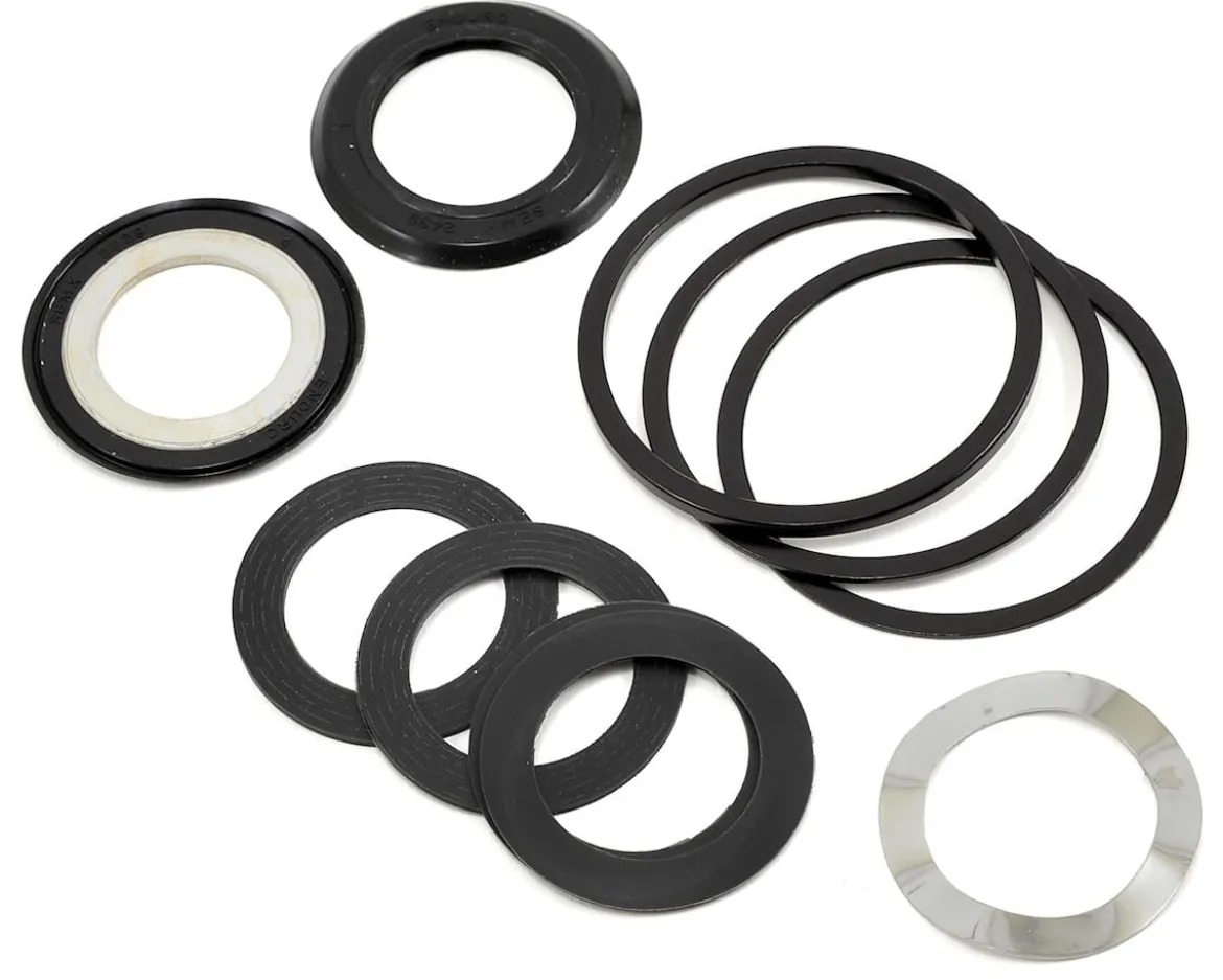 Wheels Manufacturing MTB Bottom Bracket (Black) (BSA) (Angular Contact Bearings) (24mm/Shimano Spindle)