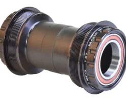 Wheels Manufacturing Outboard Bottom Bracket (Black) (T47) (24mm Spindle) (Angular Contact Bearings)