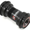 Wheels Manufacturing Outboard Bottom Bracket (Black) (PF30) (68/73mm) (24mm Spindle) (Angular Contact Bearings)