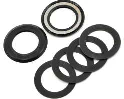 Wheels Manufacturing Outboard Bottom Bracket (Black) (PF30) (68/73mm) (24mm Spindle) (Angular Contact Bearings)