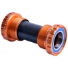 Wheels Manufacturing Threaded External ABEC-3 Bottom Bracket (Orange) (BSA) (68/73) (24mm/Shimano Spindle)