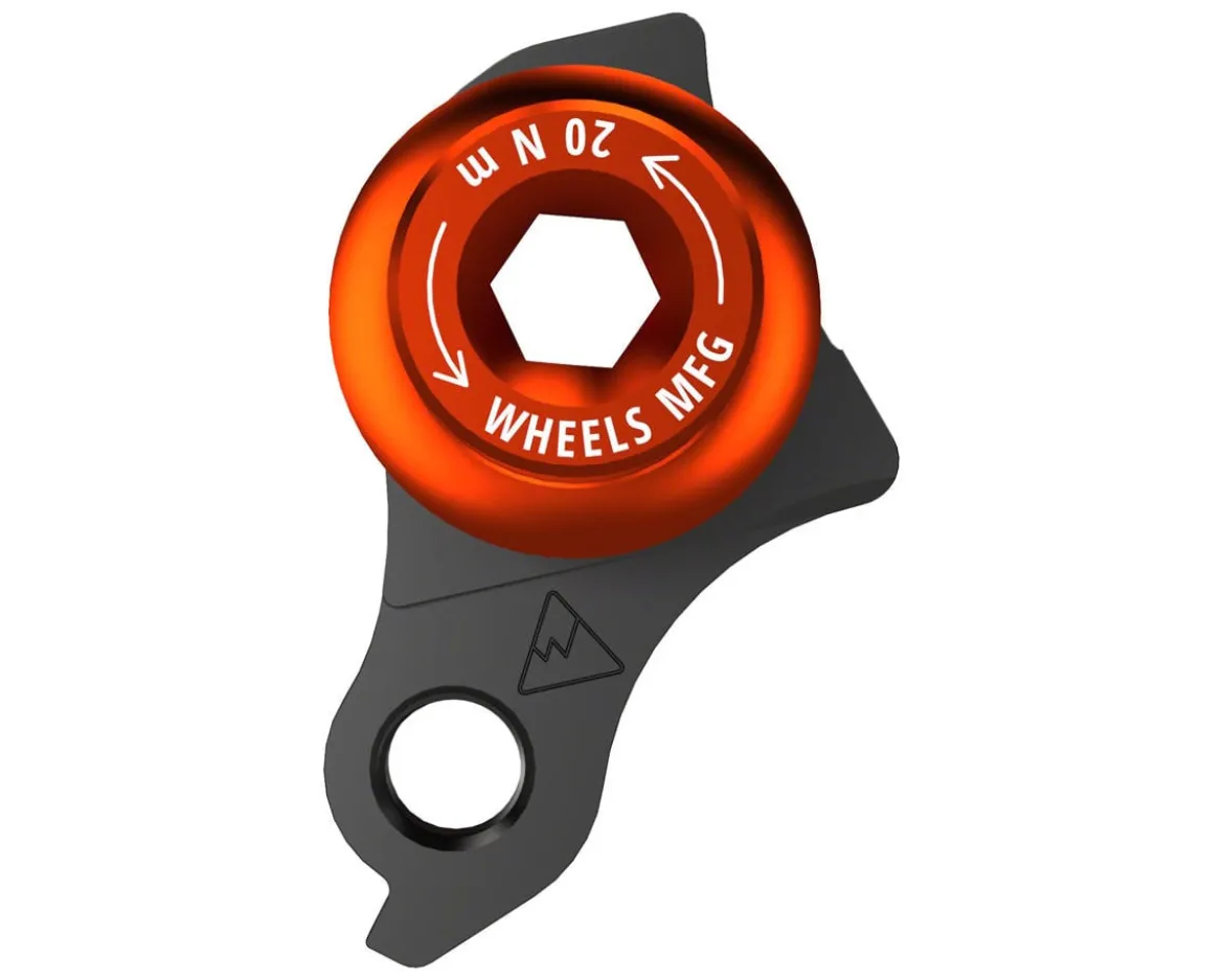 Wheels Manufacturing Universal Derailleur Hanger 487 (Orange) (UDH) (For Trek ABP MTB Frames)