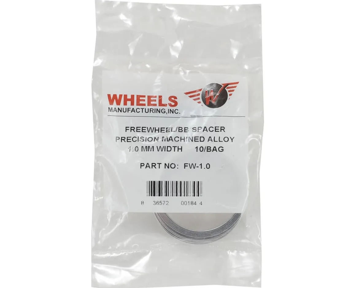 Wheels Manufacturing Freewheel/Cassette/Bottom Bracket Spacers (10 Pack) (1mm)