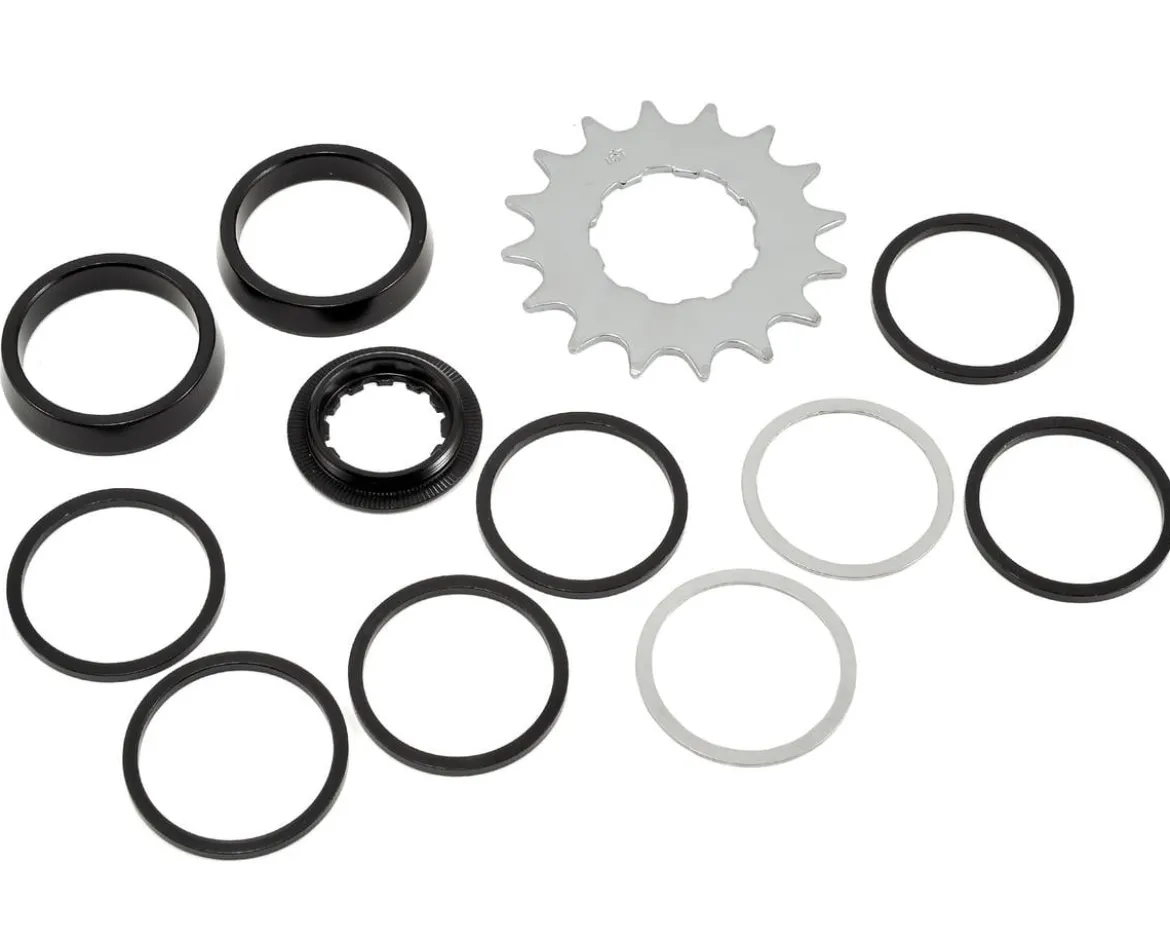 Wheels Manufacturing SSK-2 Single Speed Conversion Kit (Black) (16T)