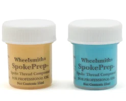 Wheelsmith Double Spoke Prep (2 15ml Bottles) (One Each Orange & Blue)
