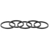 Whisky Parts UD Carbon Spacer (Matte Black) (5 Pack) (2.5mm)