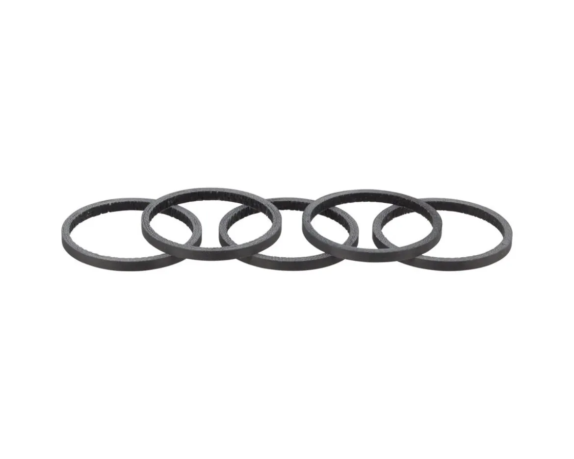 Whisky Parts UD Carbon Spacer (Matte Black) (5 Pack) (2.5mm)