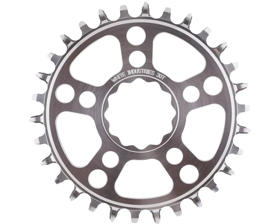 White Industries MR30 TSR 1x Chainring (Silver) (Direct Mount) (Single) (Boost | 0mm Offset) (30T)
