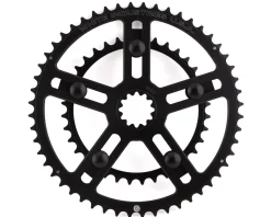 White Industries Square Taper VBC Chainring Set (Black) (52/36T)
