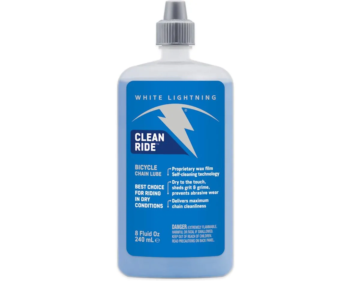 White Lightning Clean Ride Chain Lube (Bottle) (8oz)