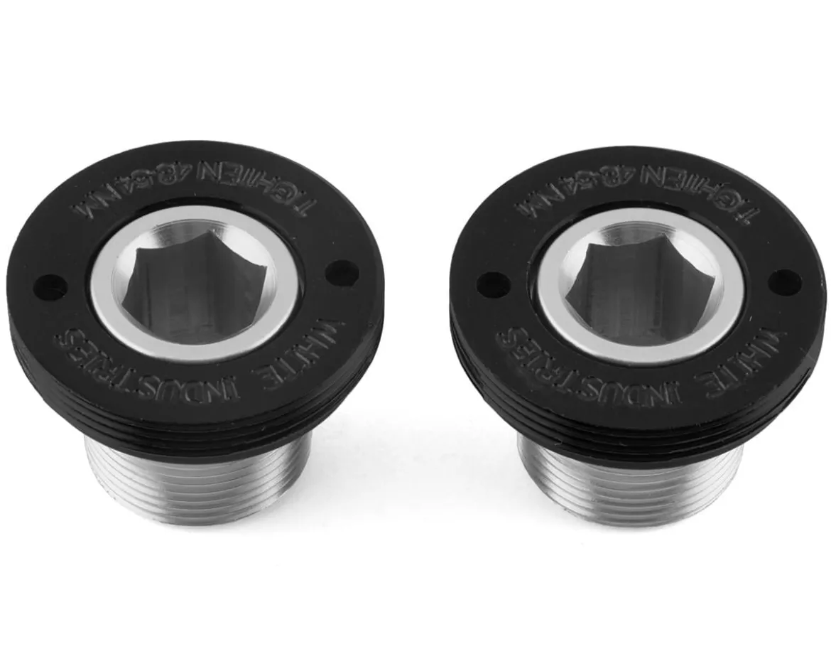 White Industries MR30 Crank Extractor Cap & Bolt Kit (Black/Silver)