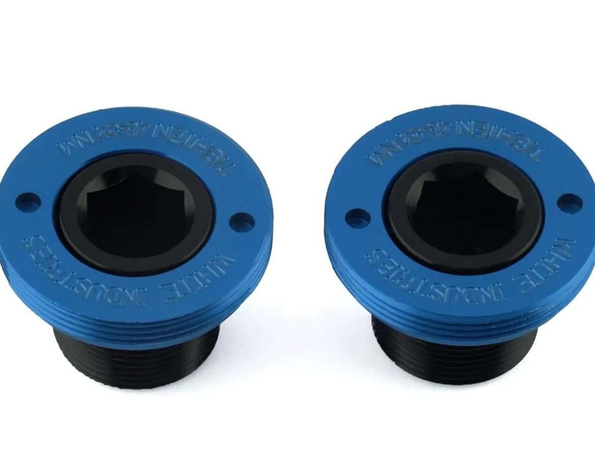 White Industries MR30 Crank Extractor Cap & Bolt Kit (Blue/Black)