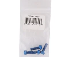 Wolf Tooth Components Aluminum Bottle Cage Bolts (Blue) (4-Pack)