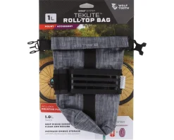 Wolf Tooth Components B-RAD TekLite Roll-Top Bag (Grey) (Bag, Strap & Mount Plate) (1L)