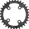 Wolf Tooth Components Chainring (Black) (76mm BCD) (Drop-Stop A) (Single) (30T) (SRAM XX1, Cannondale, Specialized Stout)